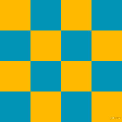 Blue and Yellow Square Logo - Selective Yellow and Bondi Blue checkers chequered checkered squares