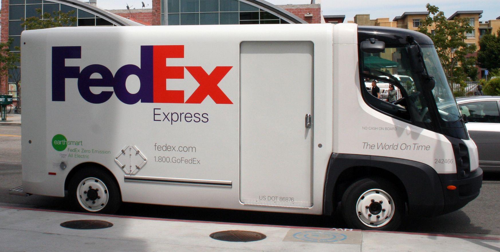 FedEx Express Truck Logo - File:Modec FedEx Truck LA.jpg - Wikimedia Commons