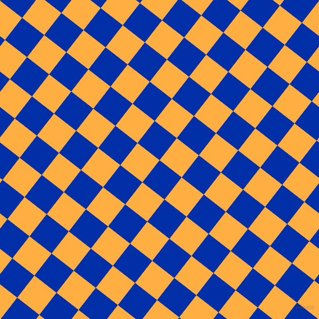 Blue and Yellow Square Logo - International Klein Blue and Yellow Orange checkers chequered