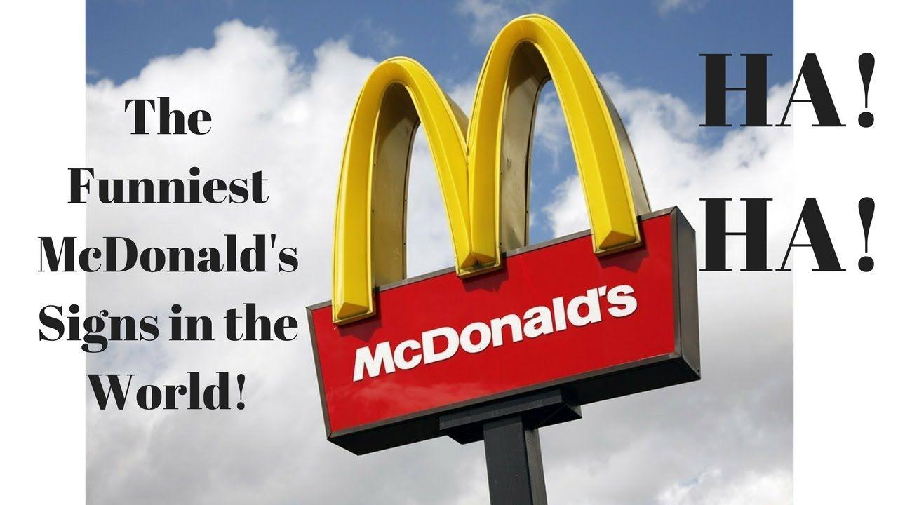 Funny McDonald's Logo - The Funniest McDonald's Signs in the World! - YouTube