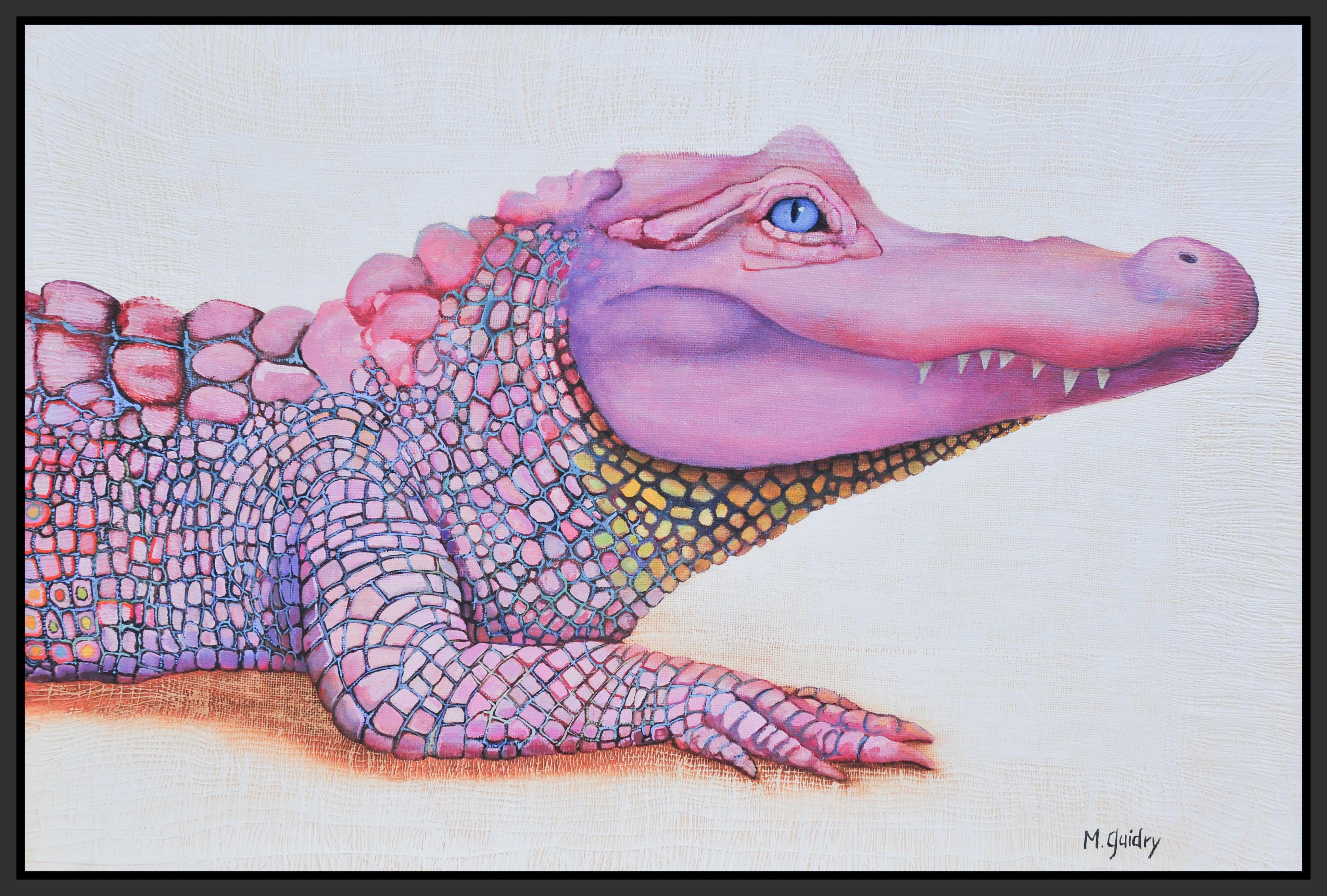 Pink Alligator Logo - Pink Alligator
