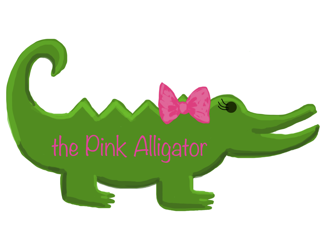 Pink Alligator Logo - The Pink Alligator
