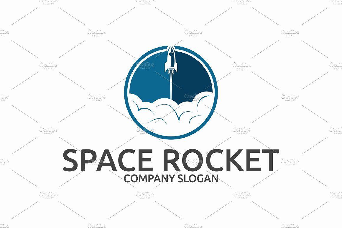 Space Rocket Logo - Space Rocket Logo Logo Templates Creative Market