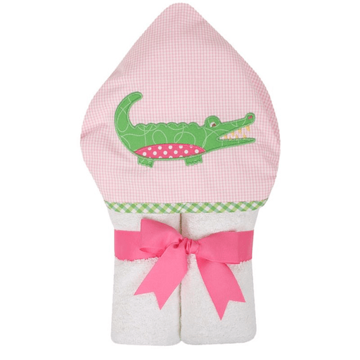 Pink Alligator Logo - Everykid Towel Pink Alligator : Shower me with Love