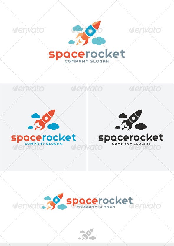 Space Rocket Logo - Space Rocket Logo by Kapacyko | GraphicRiver