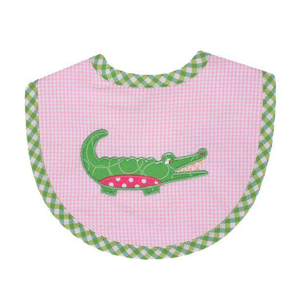 Pink Alligator Logo - 3 Marthas - Fine Quality Baby Products