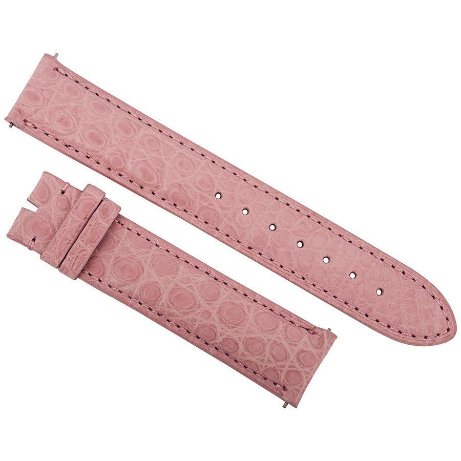 Pink Alligator Logo - Hadley Roma Matte Pink Alligator Leather Strap - Watch Bands - Watch ...