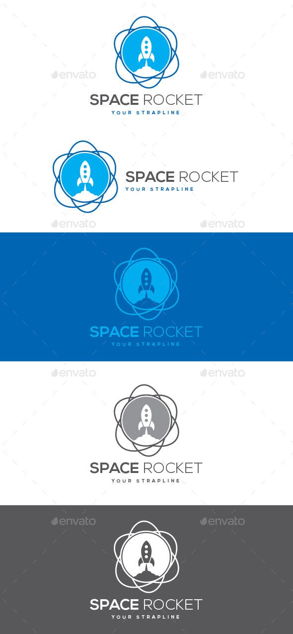 Space Rocket Logo - Space Rocket Logo by creativebeat | GraphicRiver