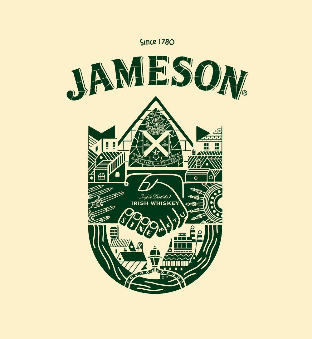 Jameson Whiskey Logo - Jameson — Mr Steve McCarthy Illustration
