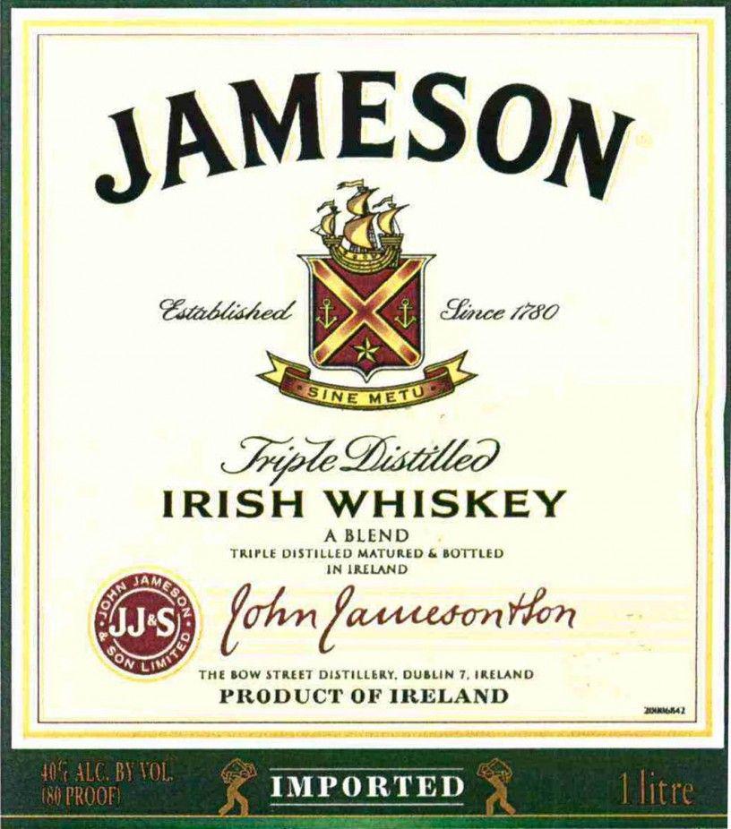 jameson whiskey crest