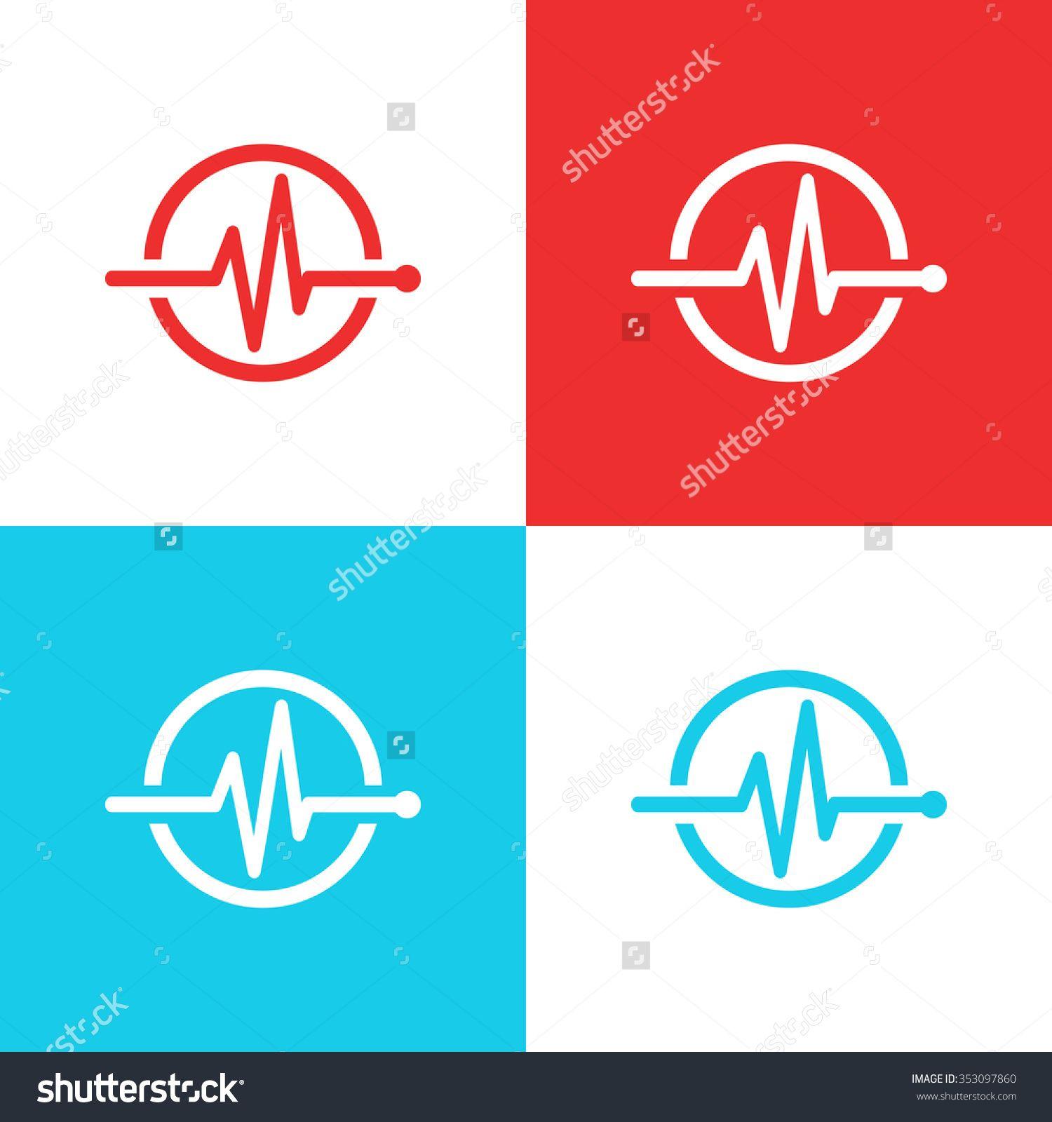 Stock Medical Logo - Medical Logo Concept Health Care Design Stock Vector 353097860