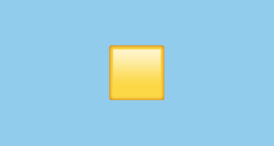 Blue and Yellow Square Logo - Yellow Square Emoji