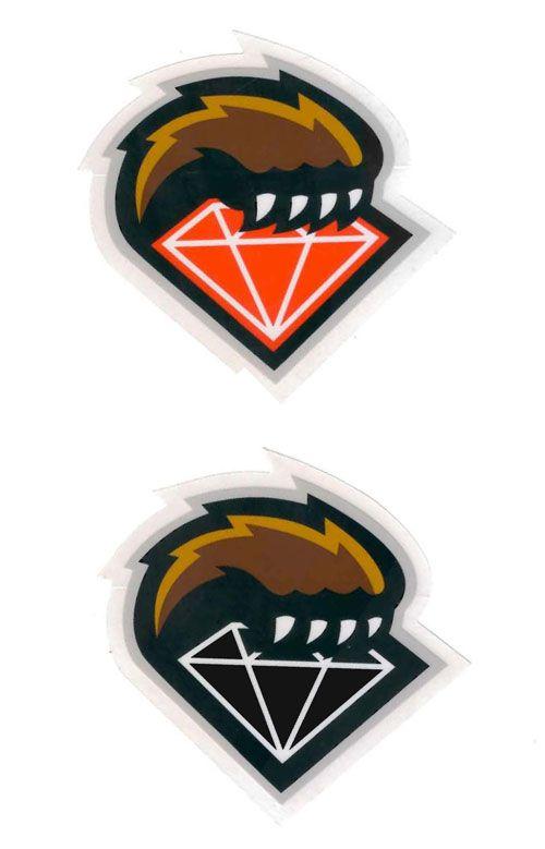 Diamond and Grizzly Grip Logo - Grizzly x Diamond Supply, Diamond Grizzly Sticker | MLTD