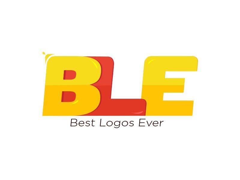 Text Bubble Red and Yellow Logo - Best Logos Ever by janson.justin