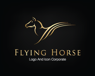 Flying Horse Logo - flying horse Designed