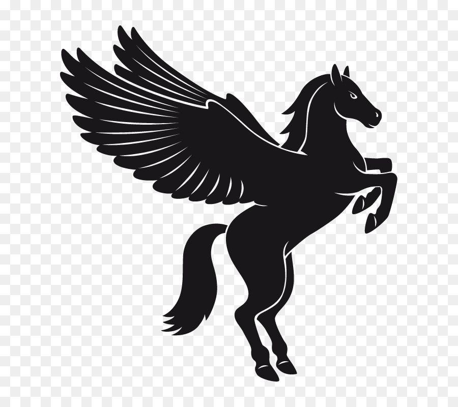 Flying Horse Logo - Pegasus Flying horses clipart png download*800