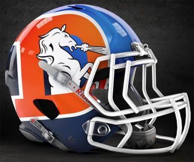 Denver Broncos Old Logo - Ranking the best Broncos helmets