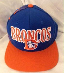 Denver Broncos Old Logo - Denver Broncos Old Logo Mitchell + Ness M&N Snapback Blue Hat Cap | eBay