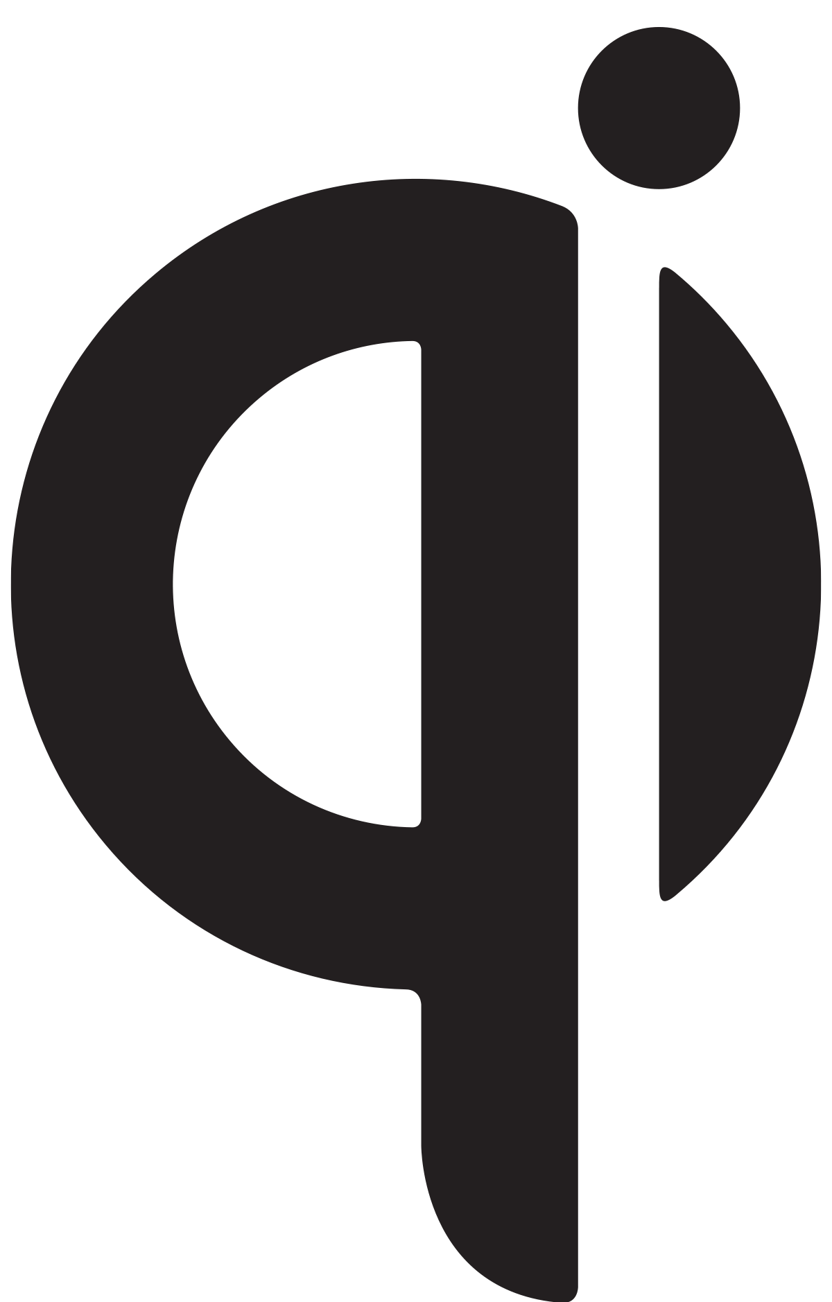 Circular Phone Logo - Qi (standard)