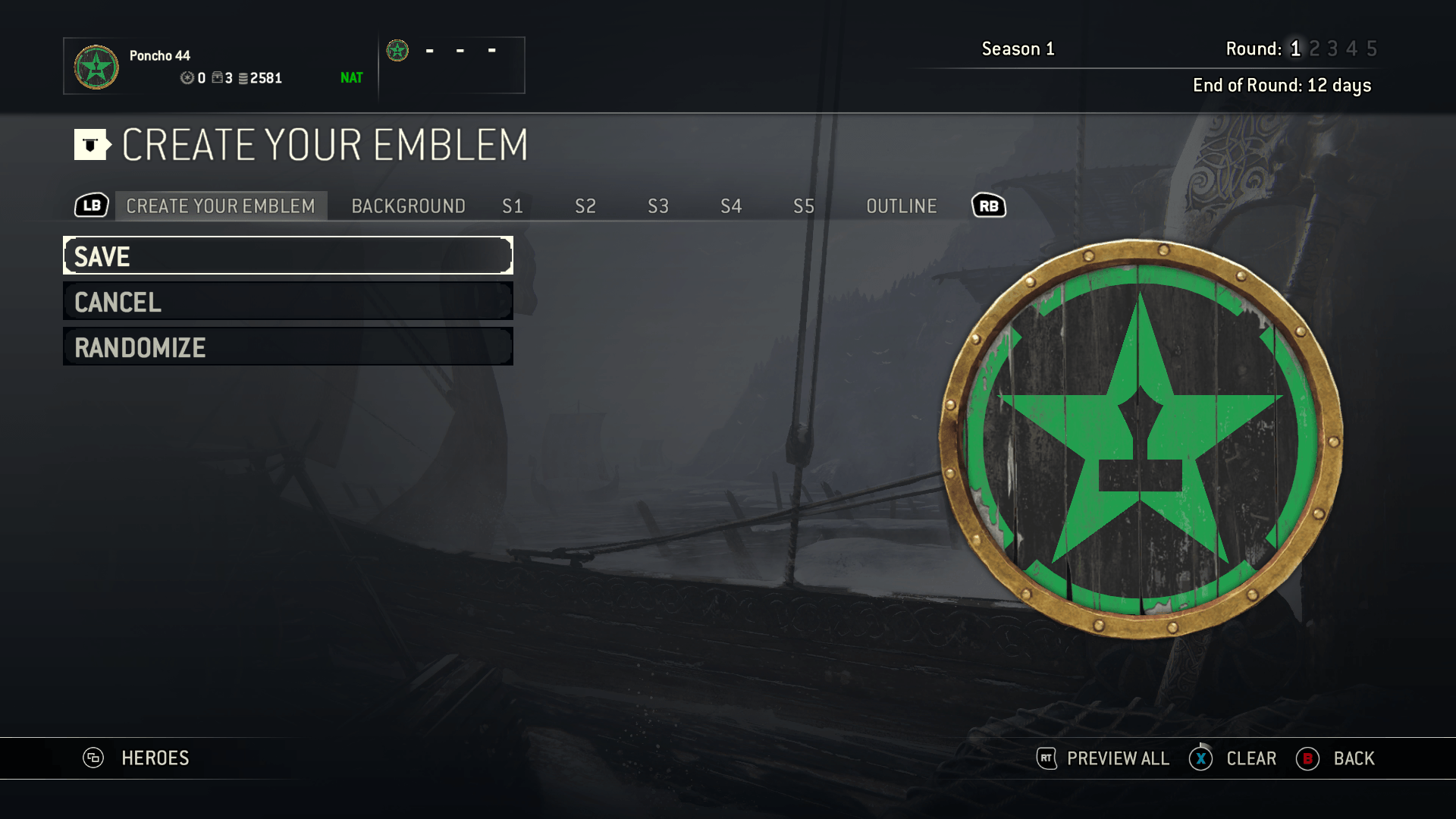 Achievement Hunter Logo - I made the Achievement Hunter logo in For Honor as my emblem. :D