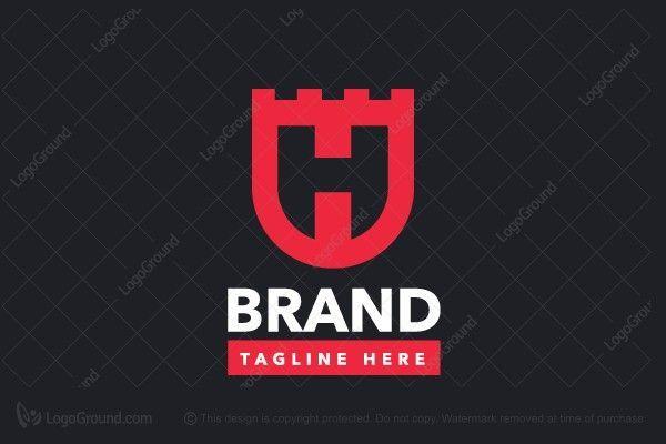 Red Shield Business Logo - Logo: H Forth Logo ____forth letter h h letter logo red