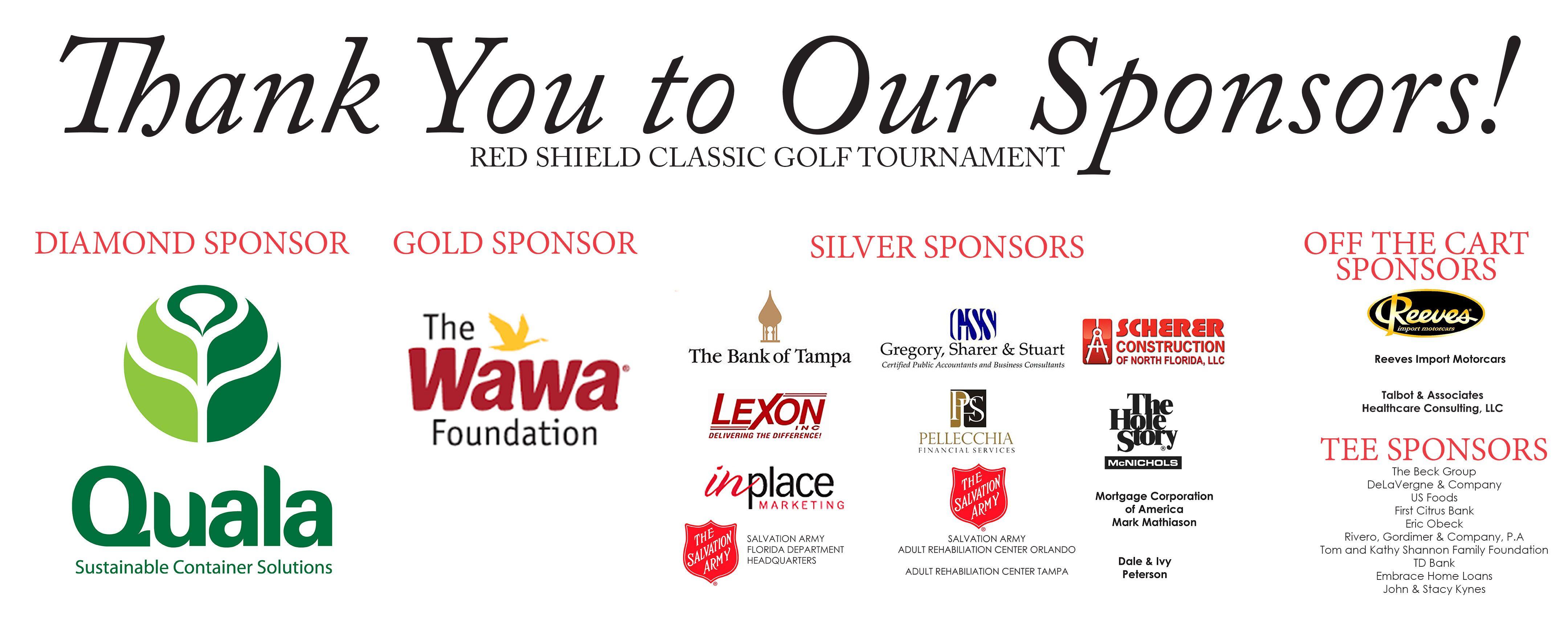 Red Shield Business Logo - The Salvation Army – Tampa RED SHIELD CLASSIC GOLF TOURNAMENT ...