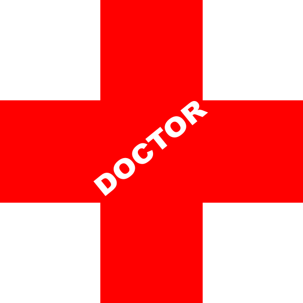 Red Medical Cross Logo - Doctor Logo Red Clip Art at Clker.com - vector clip art online ...