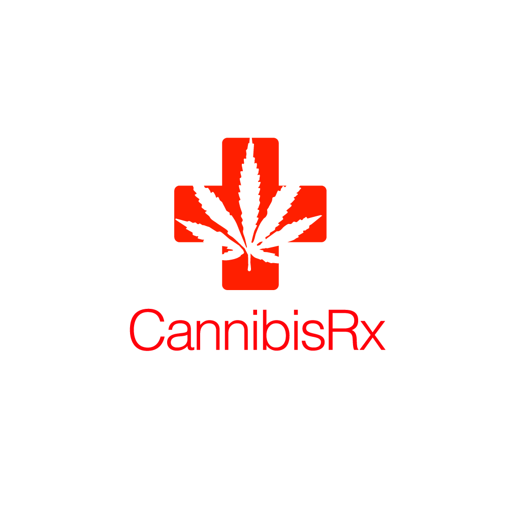 Red Medical Cross Logo - CannabisRX—Marijuana Leaf Medical Cross Logo Design