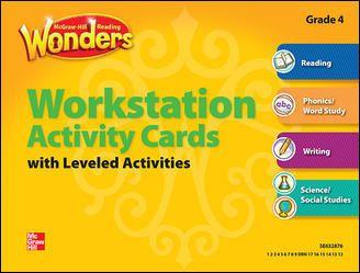 Reading Wonders Logo - Reading Wonders, Grade 4, Workstation Activity Cards Package