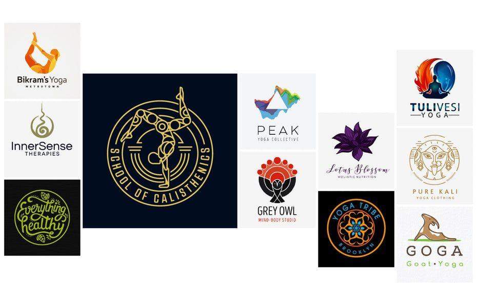Workout Clothes Company Logo - 33 yoga logos that will help you find your center - 99designs