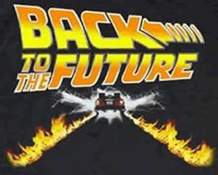 Back to the Future DeLorean Logo - ladies-back-to-the-future-delorean-flames-t-shirt-logo | Flickr