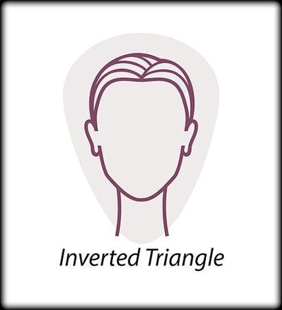 Heart in Triangle Logo - Heart & Inverted Triangle Face Shape - CysterWigs.com