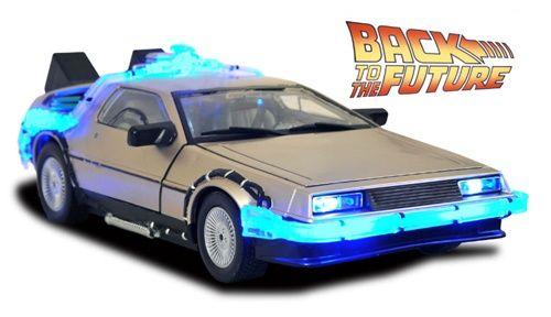 Back to the Future DeLorean Logo - Diamond Select Back to the Future DeLorean Time Machine