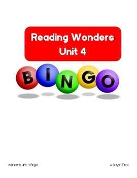 Reading Wonders Logo - McGraw Hill Reading Wonders Unit 4 Bingo. McGraw Hill Reading