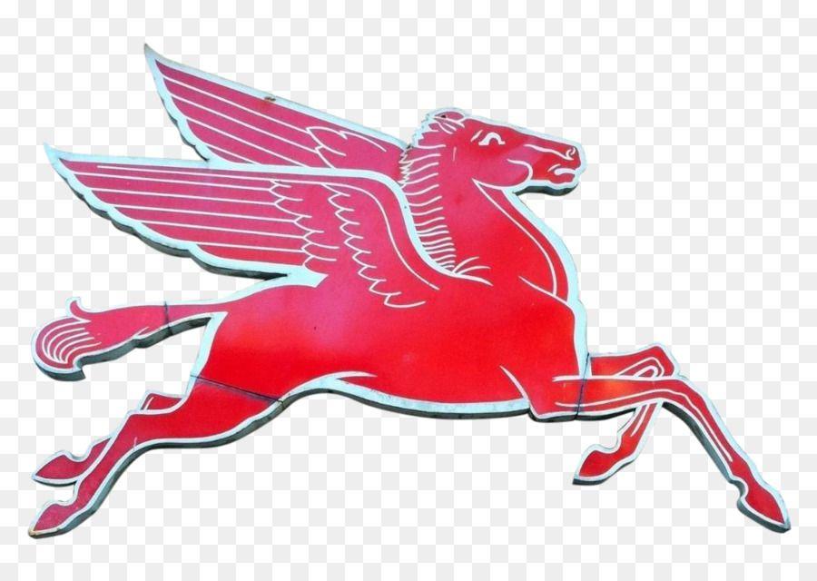 Flying Horse Gasoline Logo - Flying horses Pegasus Mobil Logo - mobil pegasus sign png download ...