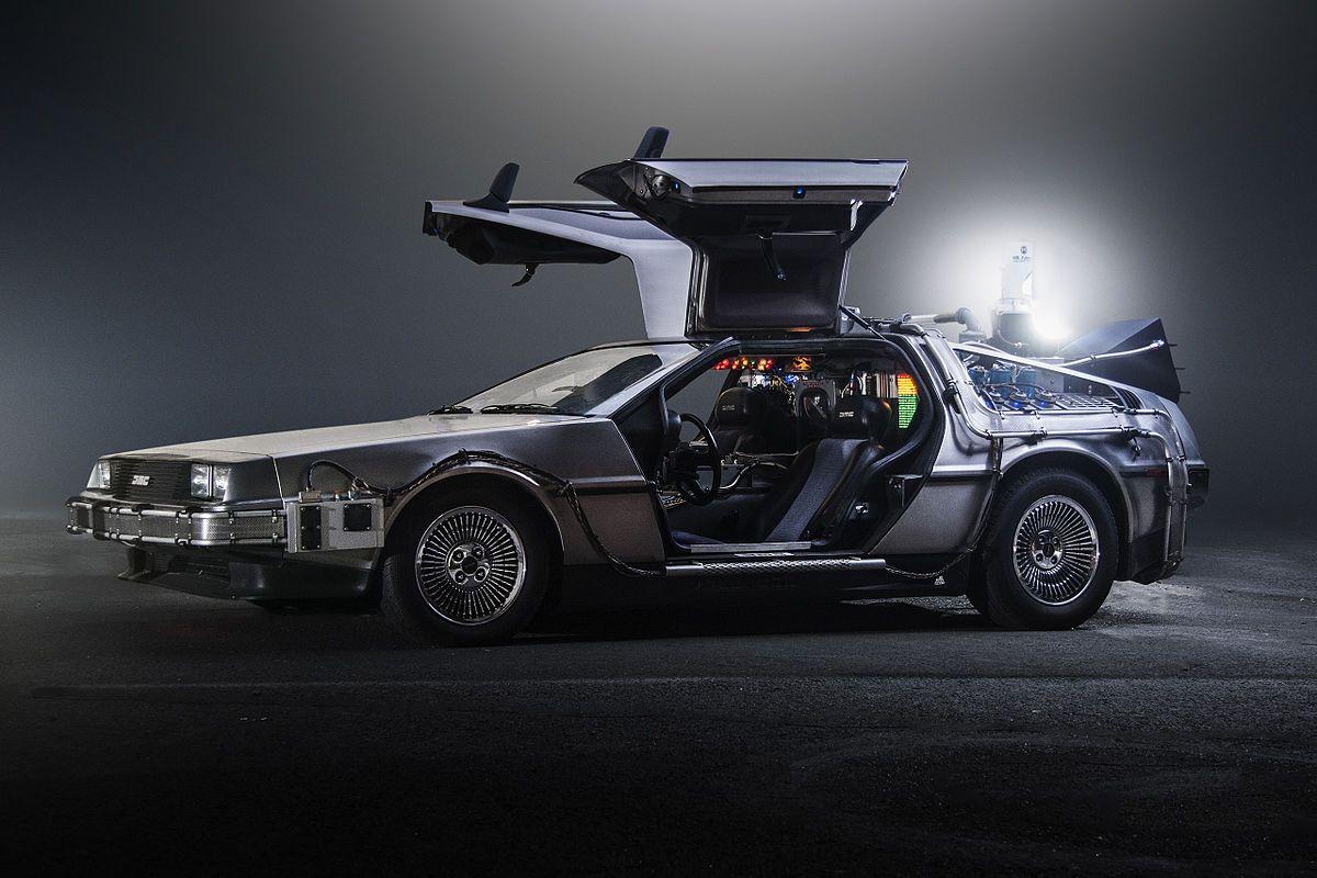 Back to the Future DeLorean Logo - DeLorean time machine