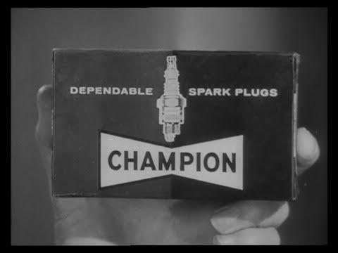 1966 Champion Spark Plugs Logo - Champion Spark Plugs Advert (1966)