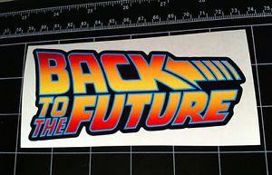 BTTF Logo - Back to the Future movie logo style decal / sticker bttf Marty Mcfly ...