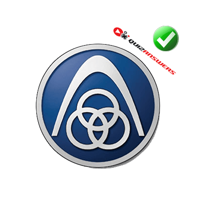 W in Circle Logo - Red and blue circle Logos
