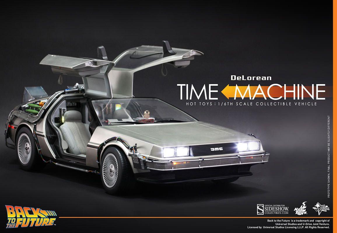 Back to the Future DeLorean Logo - Back to the Future DeLorean Sixth Scale Figure Related Prod