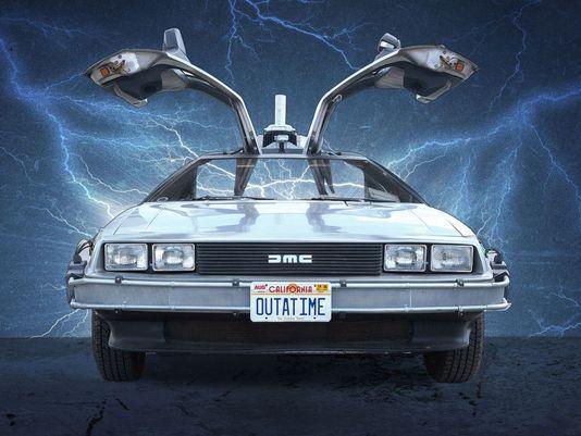 Back to the Future DeLorean Logo - Widow of John DeLorean sues over vehicles in 'Back to the Future' films