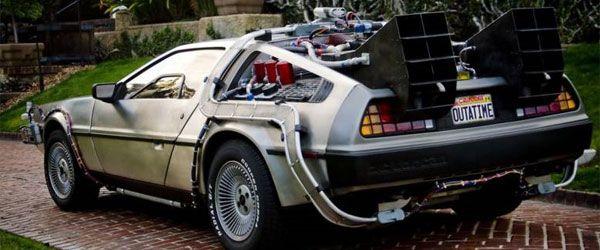 Back to the Future DeLorean Logo - Perfect Replica of BACK TO THE FUTURE Delorean. Minus