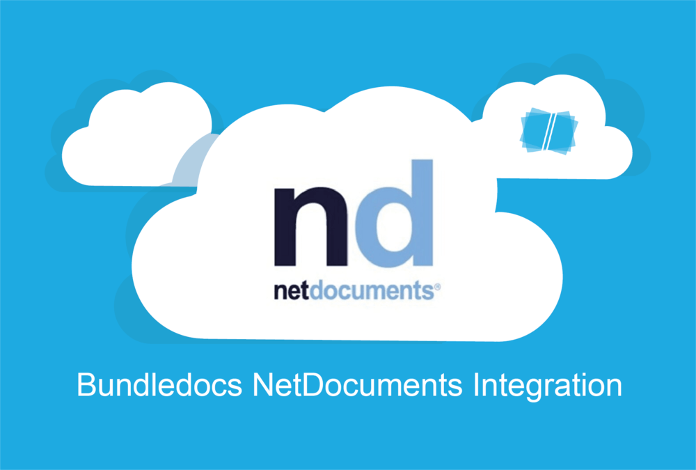 NetDocuments Logo - Bundledocs Re-launch Integration with NetDocuments DMS — Bundledocs