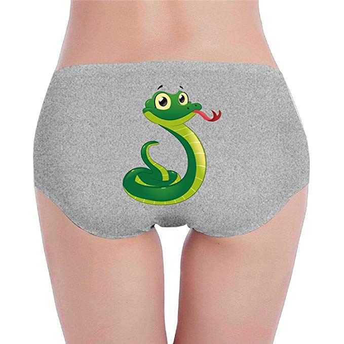 Green Snake Logo - Amazon.com: JULYC Soft Panties Cute Green Snake Logo Briefs Stretchy ...