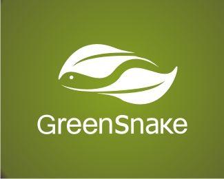 Green Snake Logo - Green snake Designed