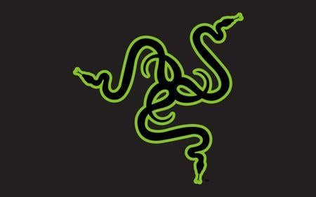 Green Snake Logo - Razer Snake Logo & Technology Background Wallpaper