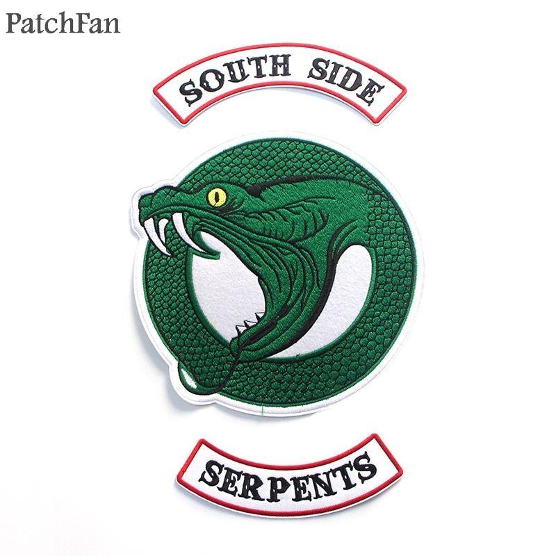 Green Snake Logo - Patchfan TV SHOW RIVERDALE Green snake Southside Serpents patches