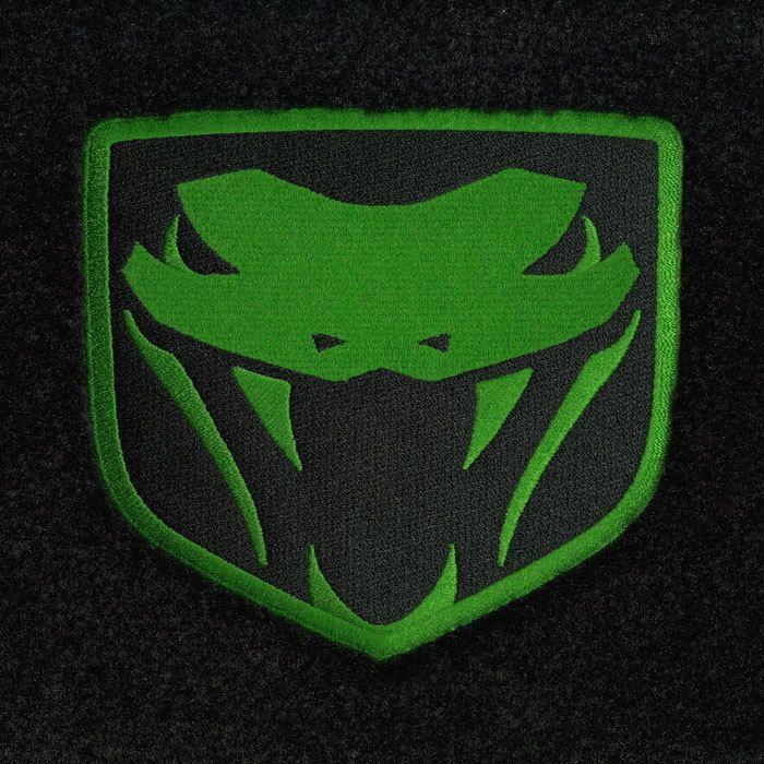 Green Snake Logo - Lloyd Mats Dodge Viper Snake Head Velourtex Floor Mats (2003-2010 ...