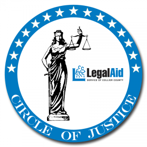Circle of Service Logo - Circle of Justice. Legal Aid Service of Collier County