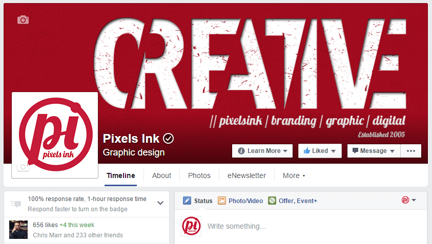 Facebook Rate Logo - How to make your logo stand out on social media timelines | Pixels Ink